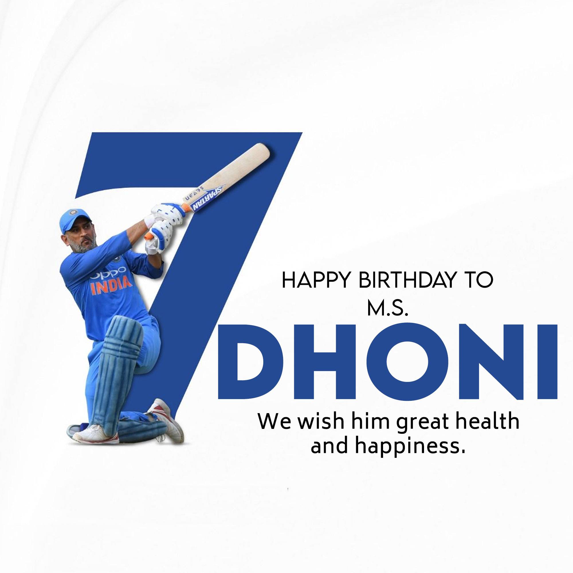 M.S. Dhoni  Birthday