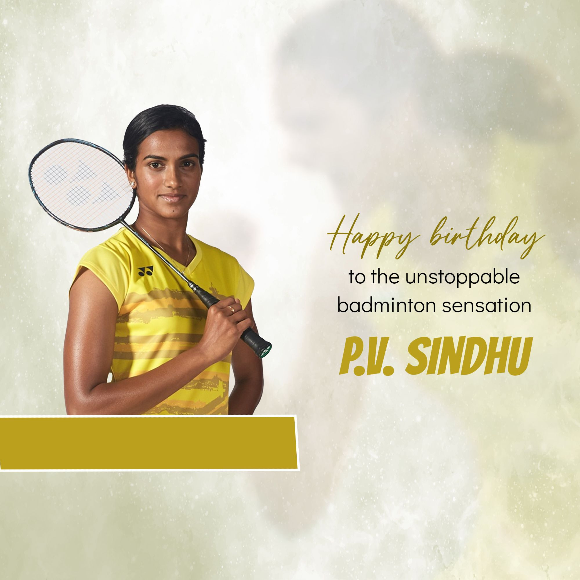 P. V. Sindhu Birthday
